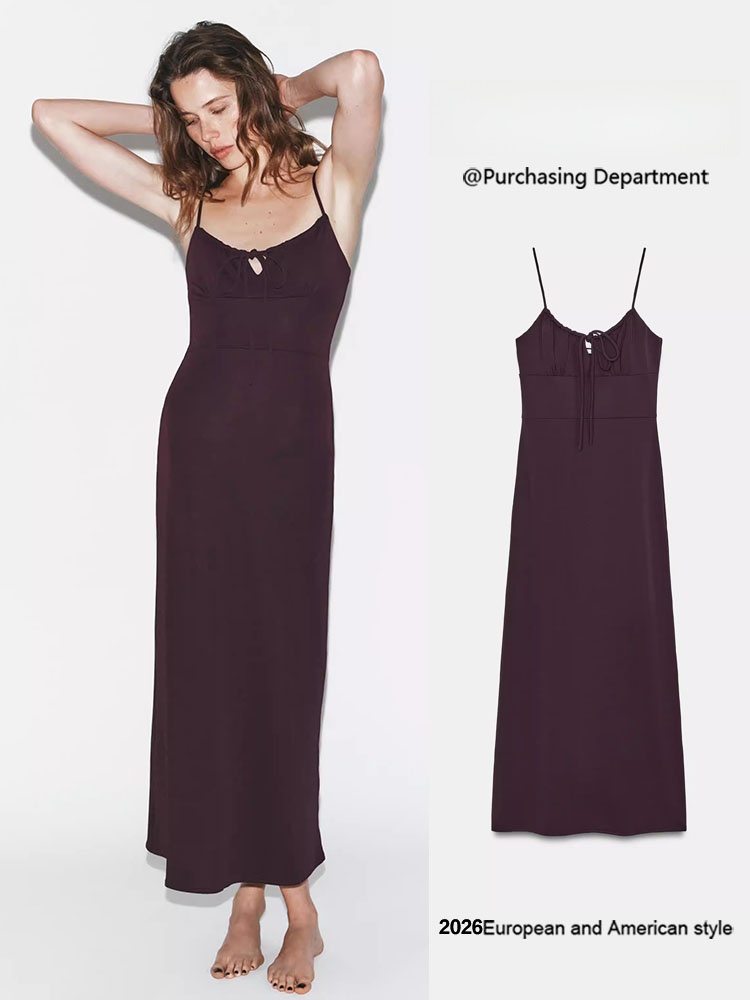 Ethnic Fashion Dress - Sommer Neues Rundhals-Midikleid mit Schlitz Damenmode