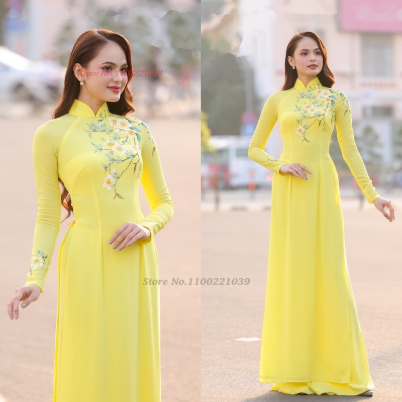 Ao Dai Vietnam Dress - ﻿ 2026 traditionelles Ao Dai verbessertes