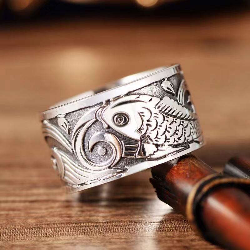 Ethnic Wear Men'S Fashion - 2021 neue Original Design Koi Fisch
