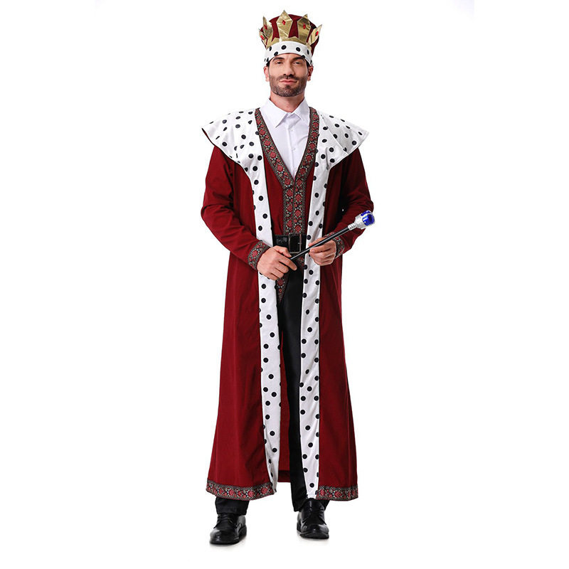 Ethnic Fashion Clothing - Mittelalterliches Königsgewand Kostüm Königlicher Adliger Anzug