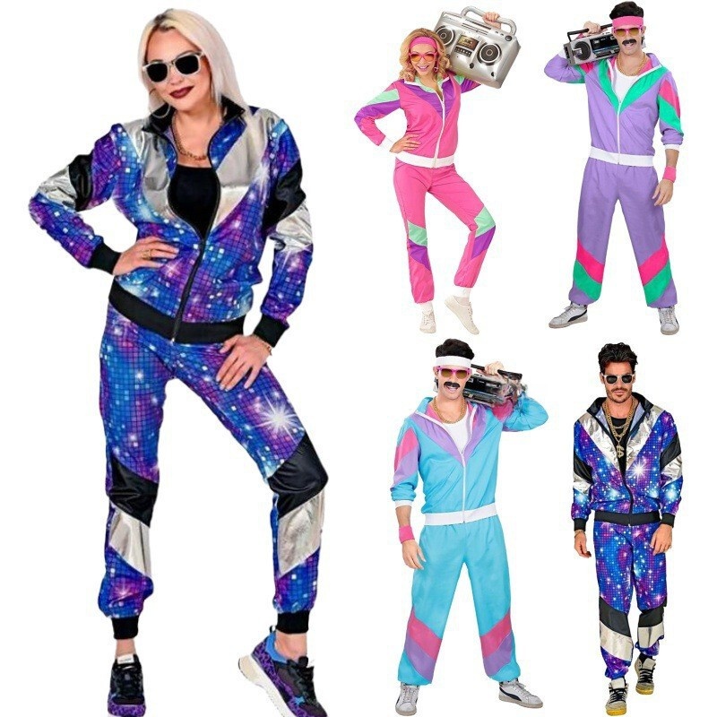 Ethnic Fashion Brand - Halloween-Kostüm 80er Jahre Lange Hosen Set