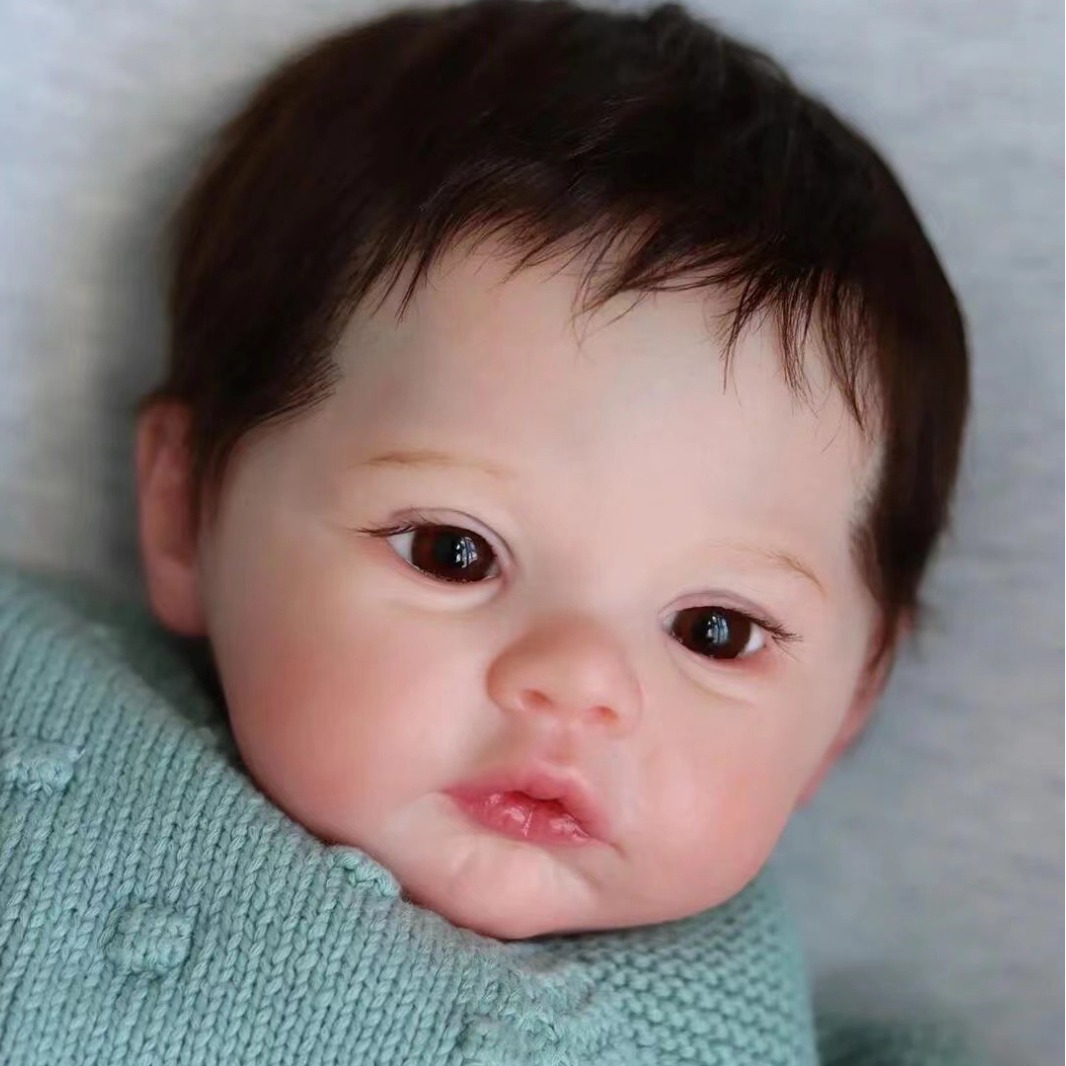 Ethnic Fashion House - 18 Zoll große, weiche Silikon-Reborn-Babypuppe, 48