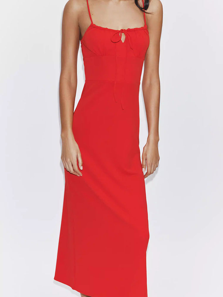 Sommer Neues Rundhals-Midiklei – Ethnic Fashion Dress Bewertung und Preis