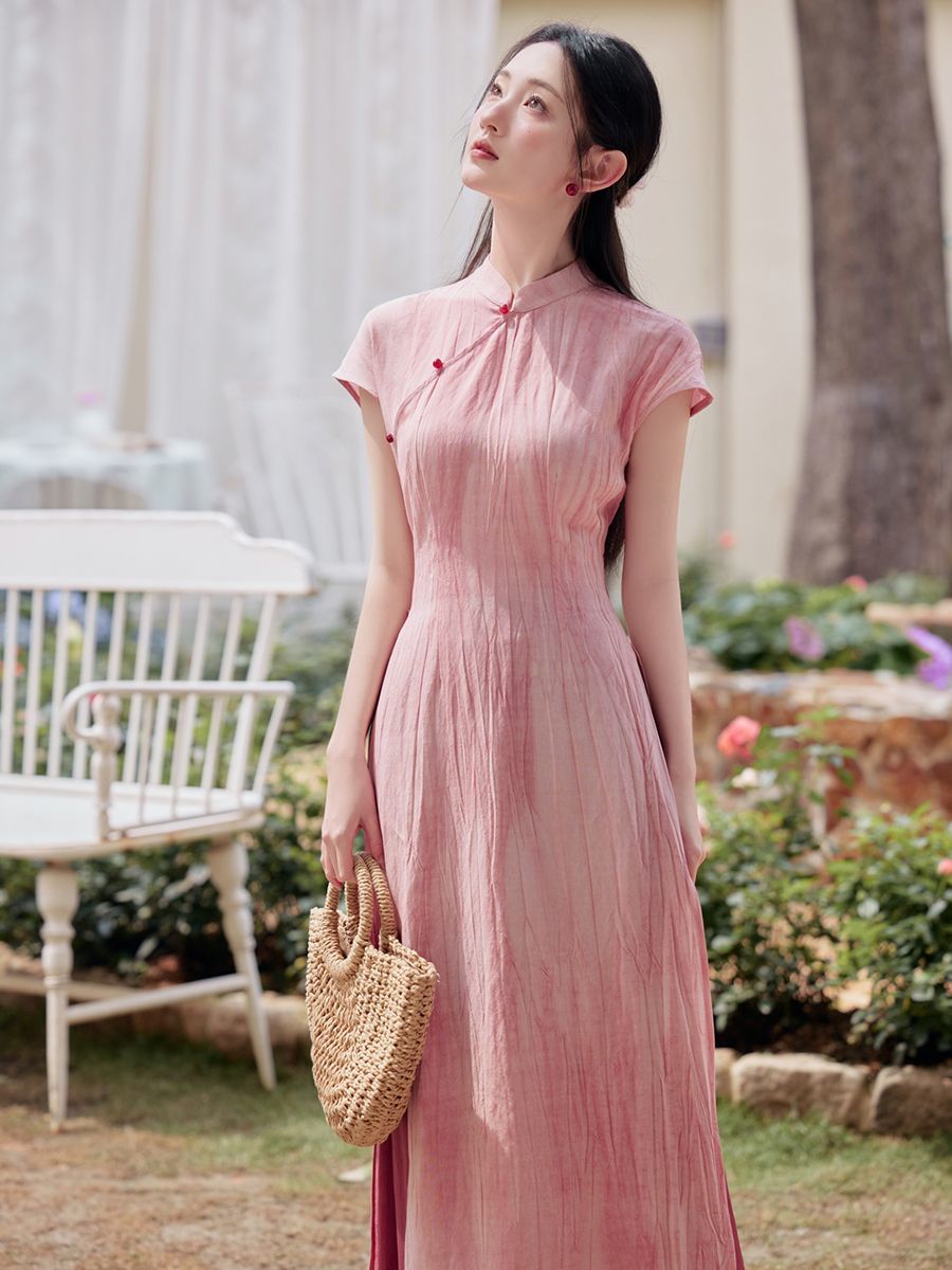 Frühling Sommer Vietnam Aodai  – Ao Dai Vietnam Dress Bewertung und Preis