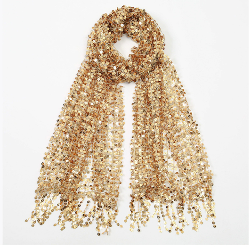 Boho Pailletten-Netz-Kopftuch  – Ethnic Fashion Collection Bewertung und Preis