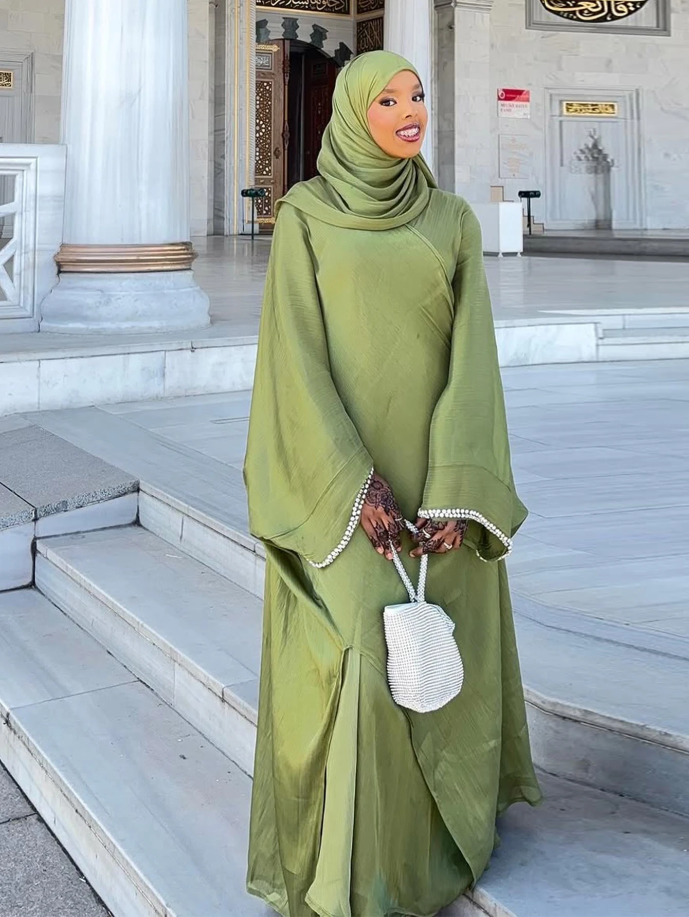 Eid Muslimische Abaya Schal-Kl – Jalabiya Women Arabic Bewertung und Preis