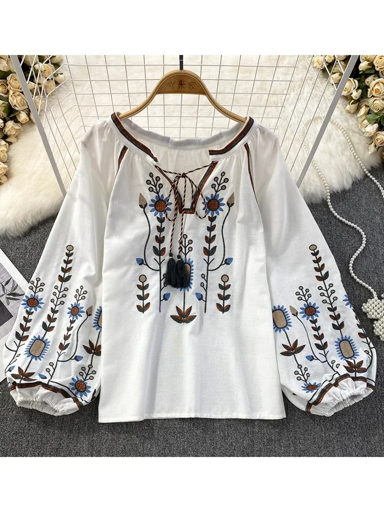 Frauen Frühling Bluse Ethnisch – Ethnic Fashion Clothing Bewertung und Preis