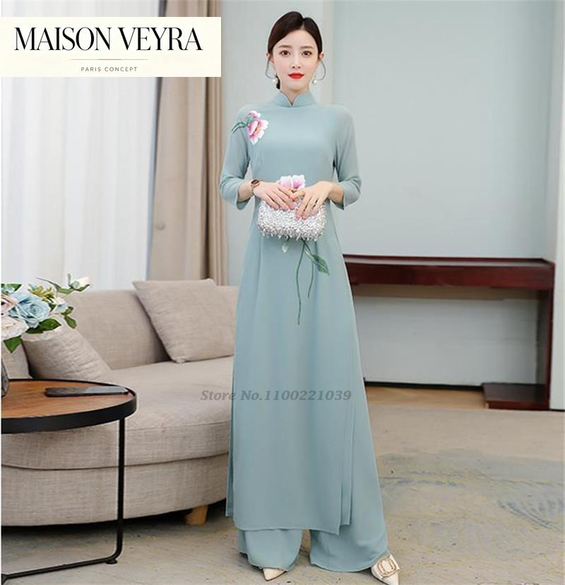 2026 Vietnam Aodai Kleid Qipao – Ao Dai Vietnam Dress Bewertung und Preis