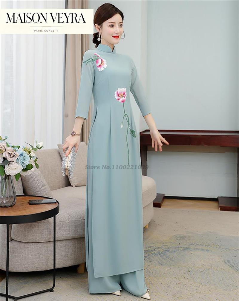 2026 Vietnam Aodai Kleid Qipao – Ao Dai Vietnam Dress Bewertung und Preis