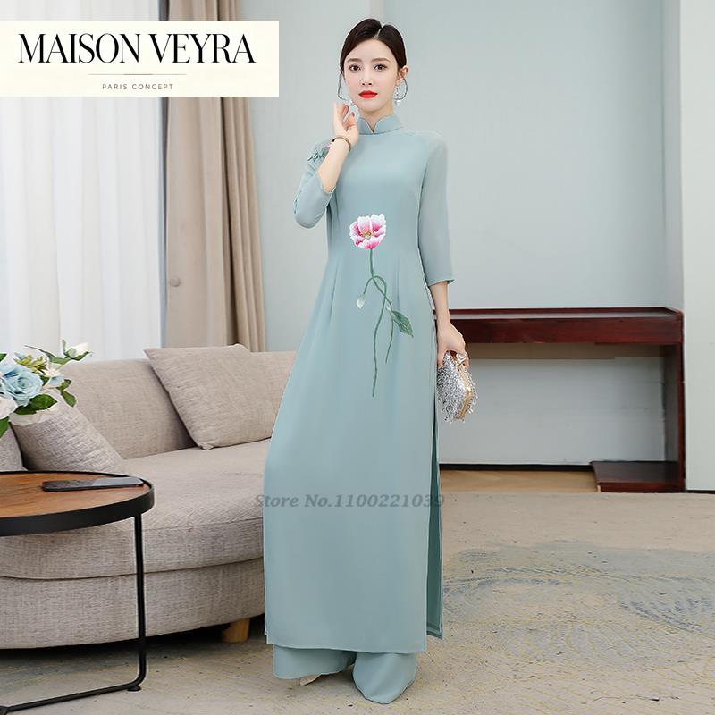 2026 Vietnam Aodai Kleid Qipao – Ao Dai Vietnam Dress Bewertung und Preis