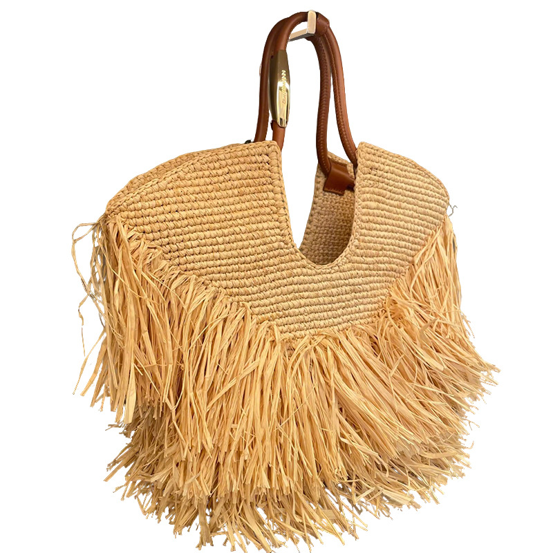 Boho Stroh-Tragetasche für Dam – Ethnic Fashion Collection Bewertung und Preis
