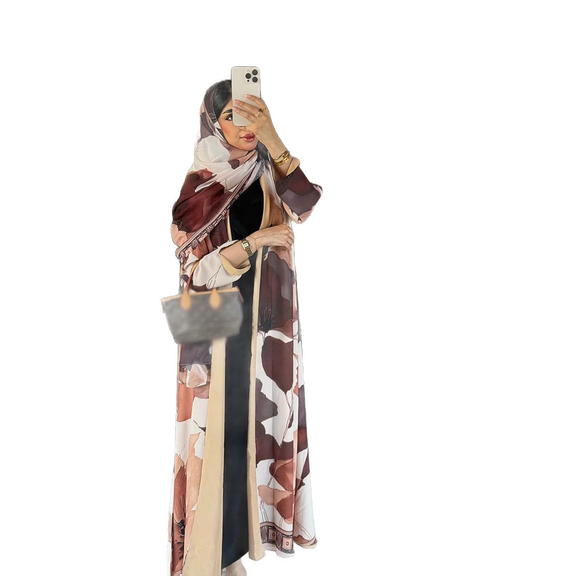 Eid Damen Schal Bedruckte Abay – Jalabiya Women Arabic Bewertung und Preis