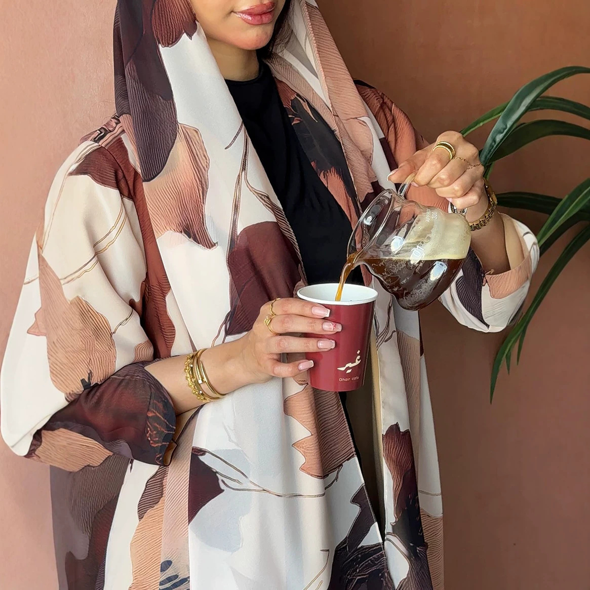 Eid Damen Schal Bedruckte Abay – Jalabiya Women Arabic Bewertung und Preis