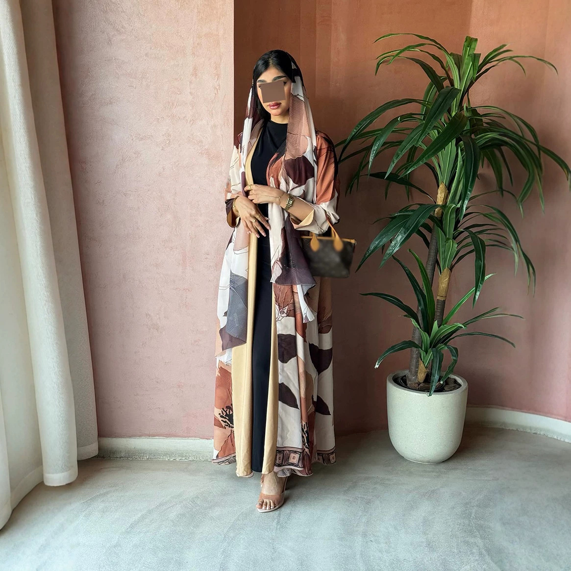 Eid Damen Schal Bedruckte Abay – Jalabiya Women Arabic Bewertung und Preis