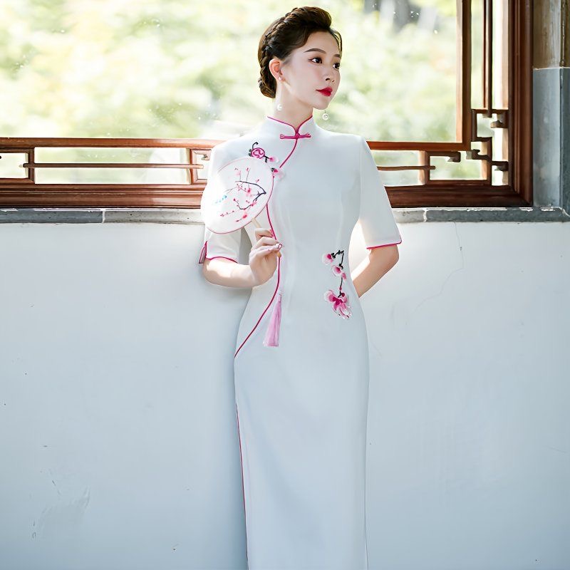 Frau Aodai Vietnam Kleid Kurza – Ao Dai Vietnam Dress Bewertung und Preis