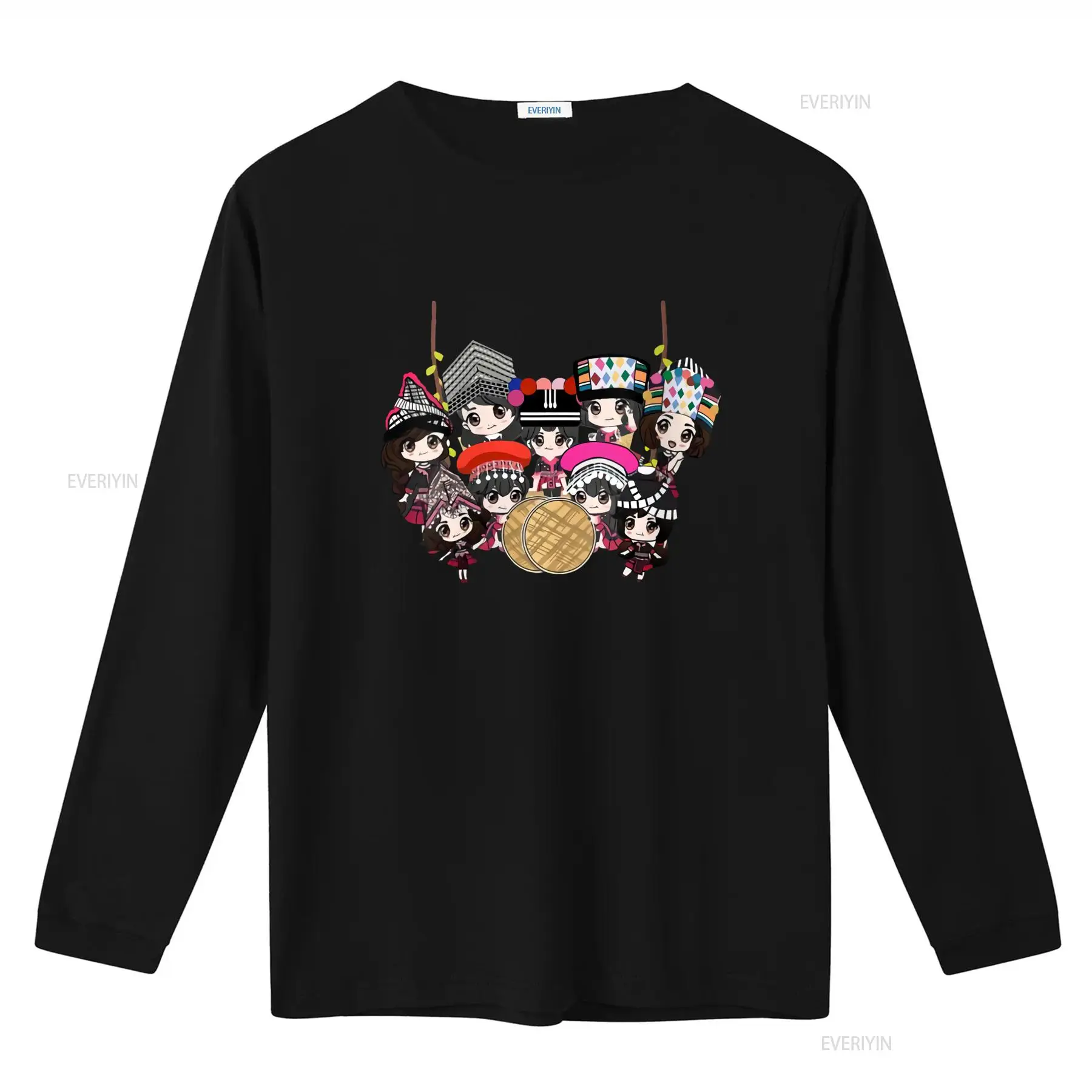 9 Hmong Girls Cartoon Print T- – Ethnic Wear Men'S Fashion Bewertung und Preis