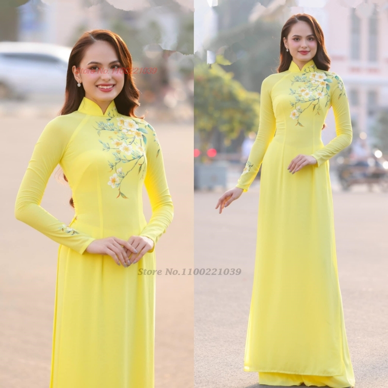  2026 traditionelles Ao Dai v – Ao Dai Vietnam Dress Bewertung und Preis