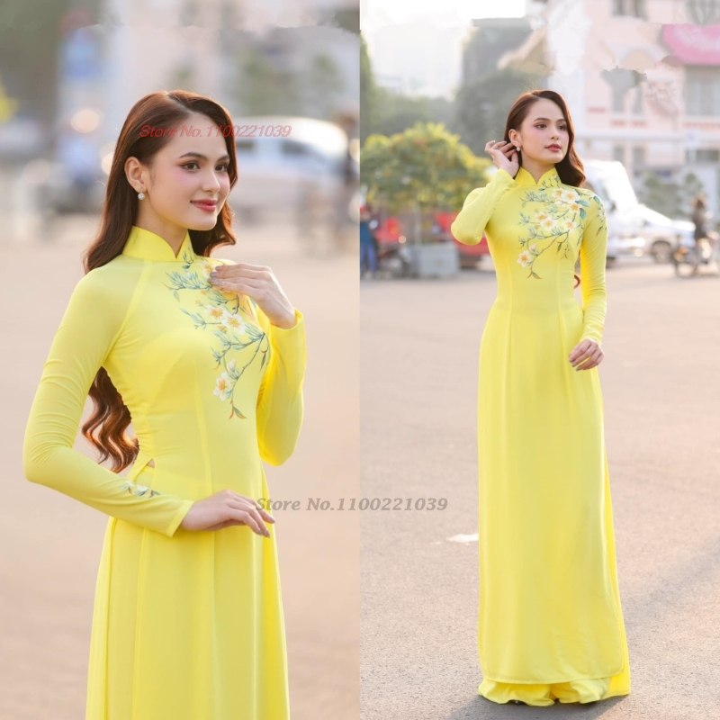  2026 traditionelles Ao Dai v – Ao Dai Vietnam Dress Bewertung und Preis