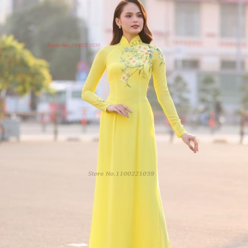  2026 traditionelles Ao Dai v – Ao Dai Vietnam Dress Bewertung und Preis