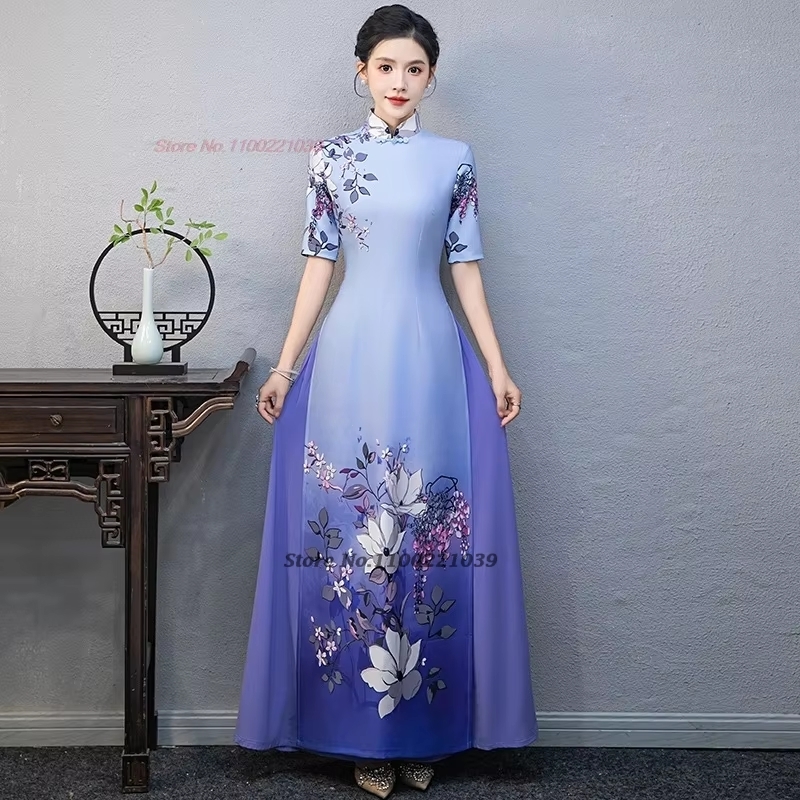 2026 Vietnam Traditionelles Kl – Ao Dai Vietnam Dress Bewertung und Preis