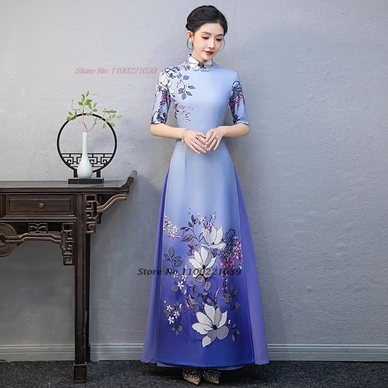 2026 Vietnam Traditionelles Kl – Ao Dai Vietnam Dress Bewertung und Preis
