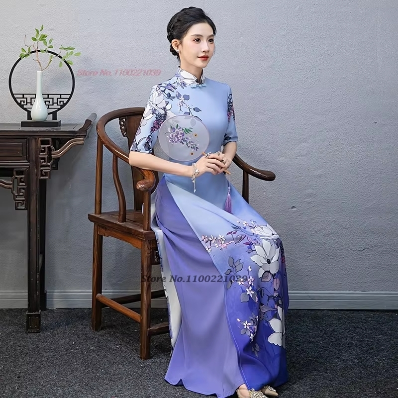2026 Vietnam Traditionelles Kl – Ao Dai Vietnam Dress Bewertung und Preis