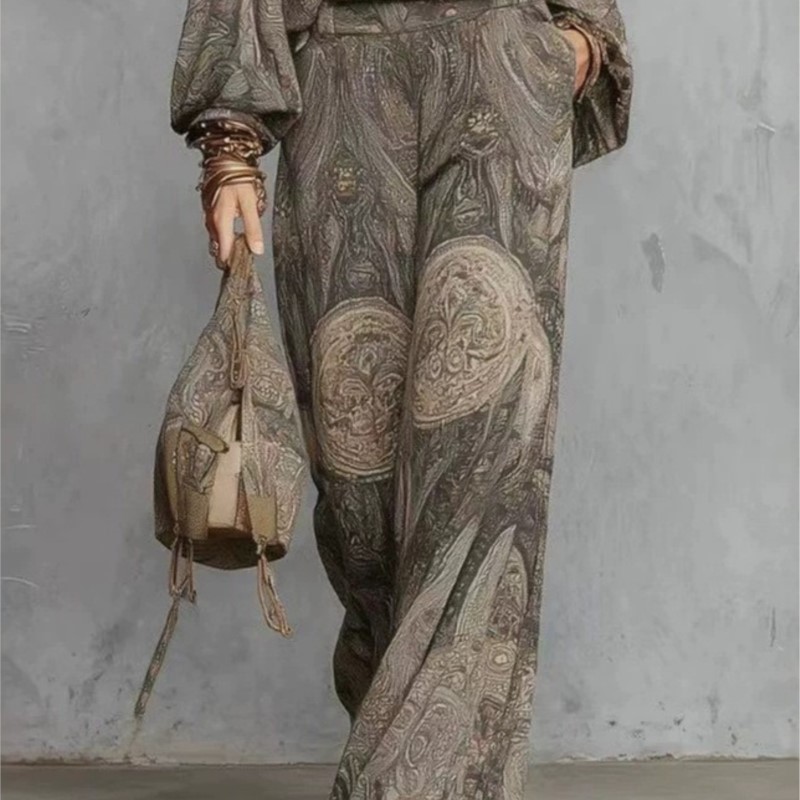 Boho Paisley-Print Zweiteiler  – Ethnic Fashion Collection Bewertung und Preis