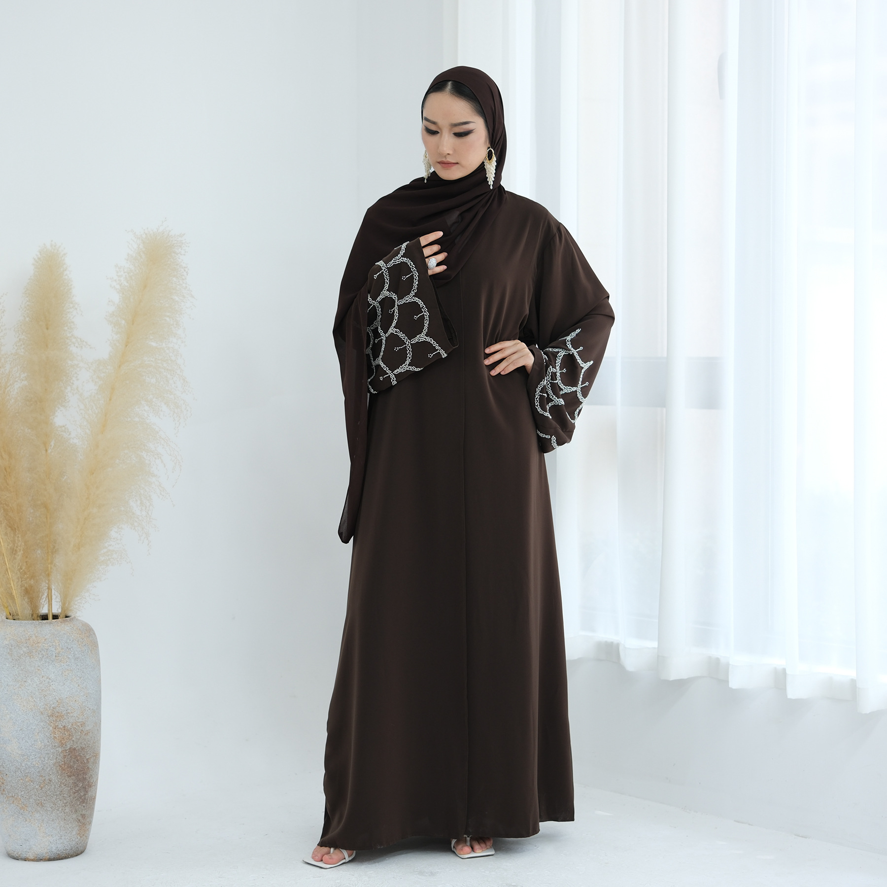 Besticktes Damenkleid Abaya Ca – Jalabiya Women Arabic Bewertung und Preis