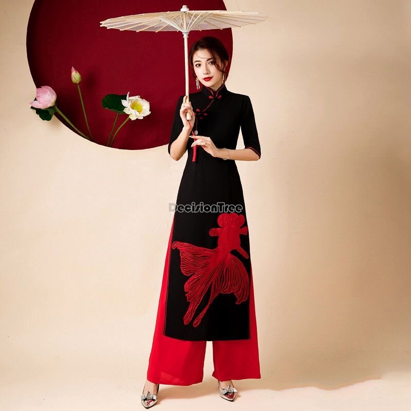 2026 Bühnenauftritt Vietnam Ao – Ao Dai Vietnam Dress Bewertung und Preis