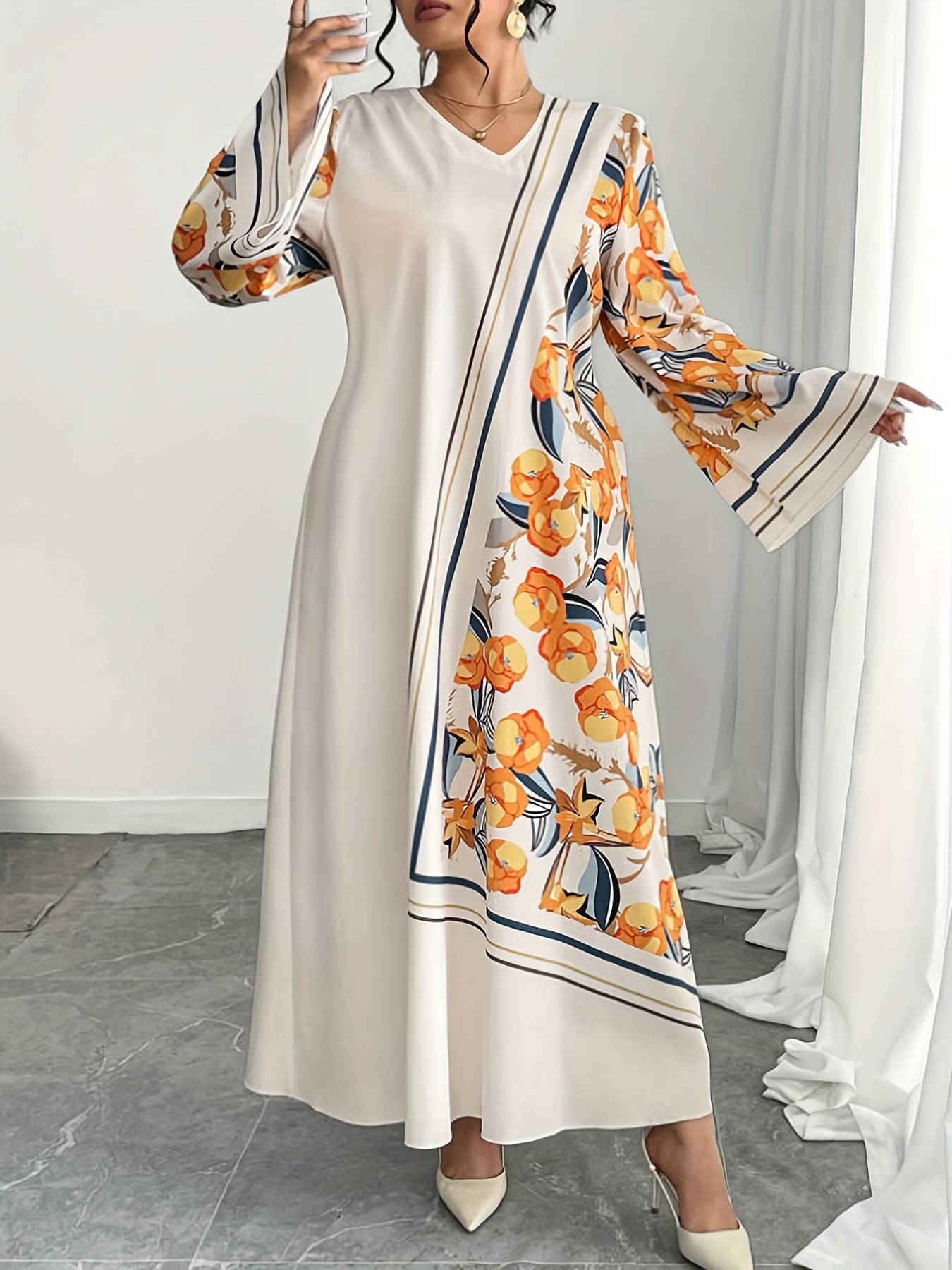 Modische Übergrößen-Robe für D – Ethnic Fashion Clothing Bewertung und Preis