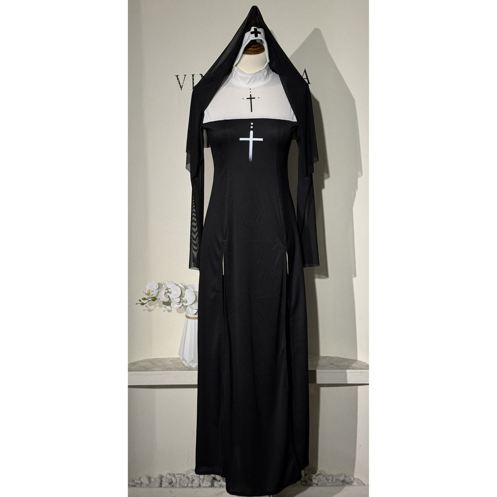 Maria Nonnen-Kostüm Kleid Bühn – Ethnic Fashion Dress Bewertung und Preis