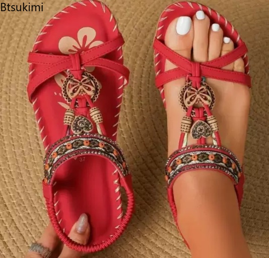 Damen Boho-Sandalen für Outdoo – Ethnic Fashion Dress Bewertung und Preis