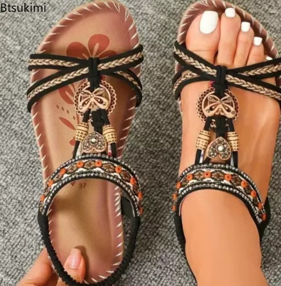 Damen Boho-Sandalen für Outdoo – Ethnic Fashion Dress Bewertung und Preis